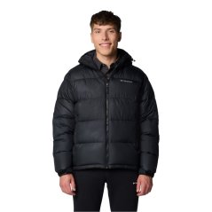 Columbia Men's Pike Lake Hooded Water-Resistant Insulated Puffer Jacket Black