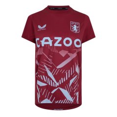 Castore Aston Villa Training Shirt Ladies Rhodod/Serenity