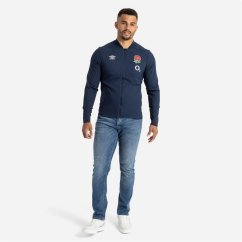 Umbro England Rugby Anthem Jacket 2023 Adults Navy Blazer
