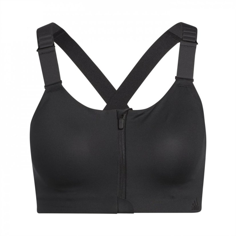 adidas Tlrd Impact Luxe Training High Support Zip Bra Black/White