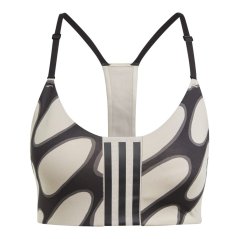 adidas adidas X Marimekko Aeroimpact Training Light-Support Bra Womens Black/Lbrown