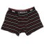 Lonsdale 2 Pack Trunk Mens Black/RedStrp