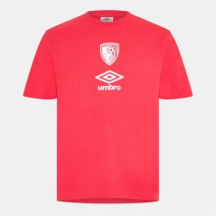 Umbro Men's Bournem Travel Short Sleeve Performance T-Shirt Brnmth