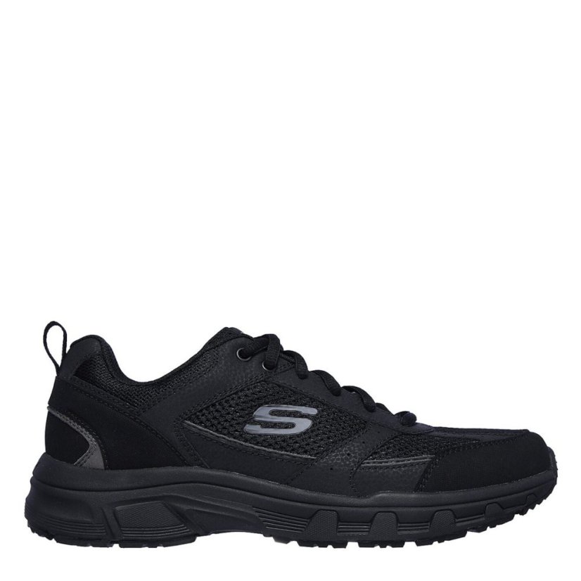 Skechers Oak Canyon-Verketta Low-Top Trainers Mens Black