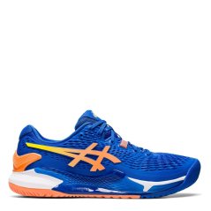 Asics Gel-Resolution 9 Tennis Shoes Unisex Kids Tuna Blue