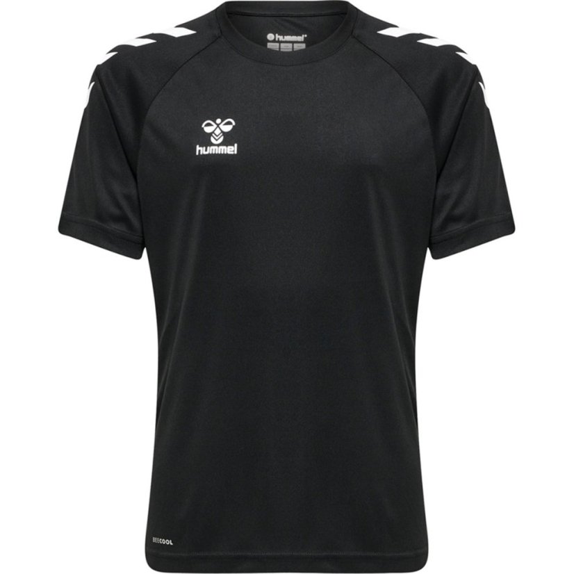 Hummel Core Training Poly T Shirt Junior Black