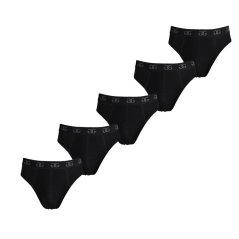 Giorgio Essential Men's 5-Pack Briefs Black