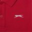 Slazenger Plain Polo Shirt Junior Red