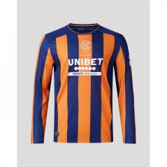 Castore Rangers Third Long Sleeve Shirt 2023 2024 Adults Navy/Orange