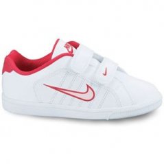 Nike Court Traditional V2 Trainers Girls Childrens White/Pink/Red
