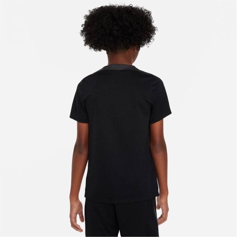 Nike Strike Dri-FIT Short-Sleeve Global Football Top Juniors Black/White