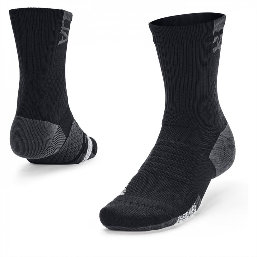 Under Armour Adults Playmaker Mid Trainers Sock Black