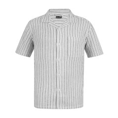 Fabric Stripe Shirt White/Black