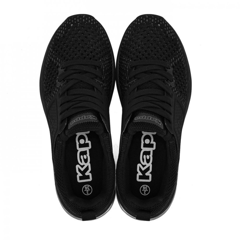 Kappa Affi Air Bubble Knitted trainers Junior Black