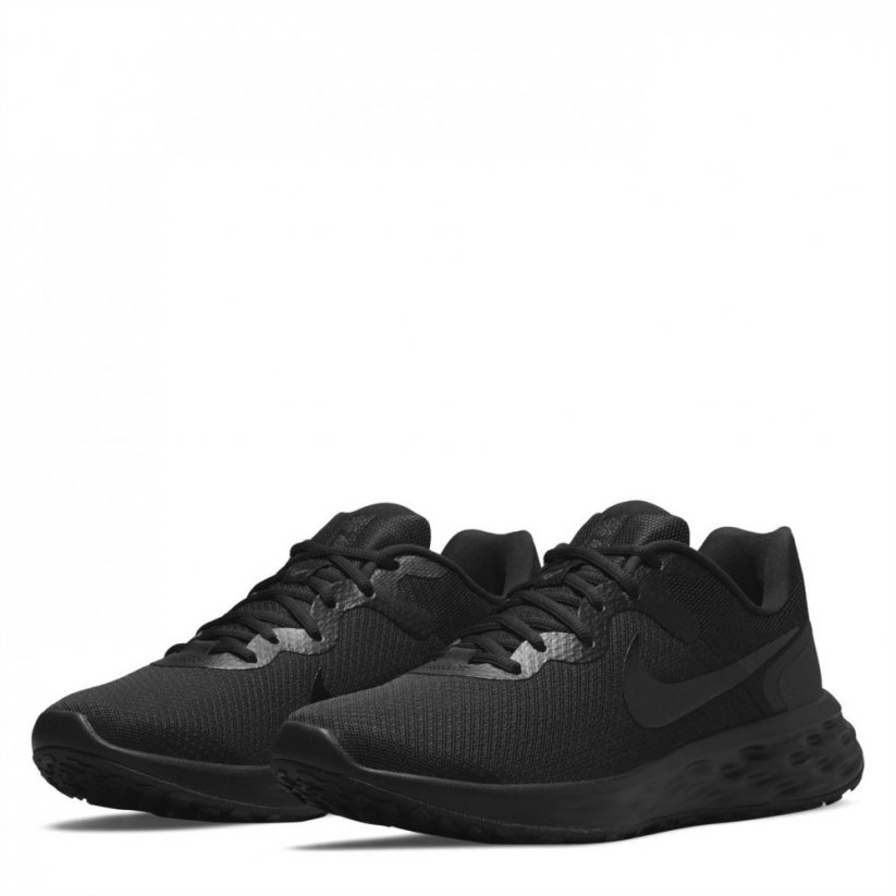 Nike Revolution 6 Road pánské běžecké boty Triple Black
