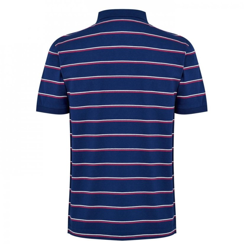 Howick Polo Shirt Navy Stripe