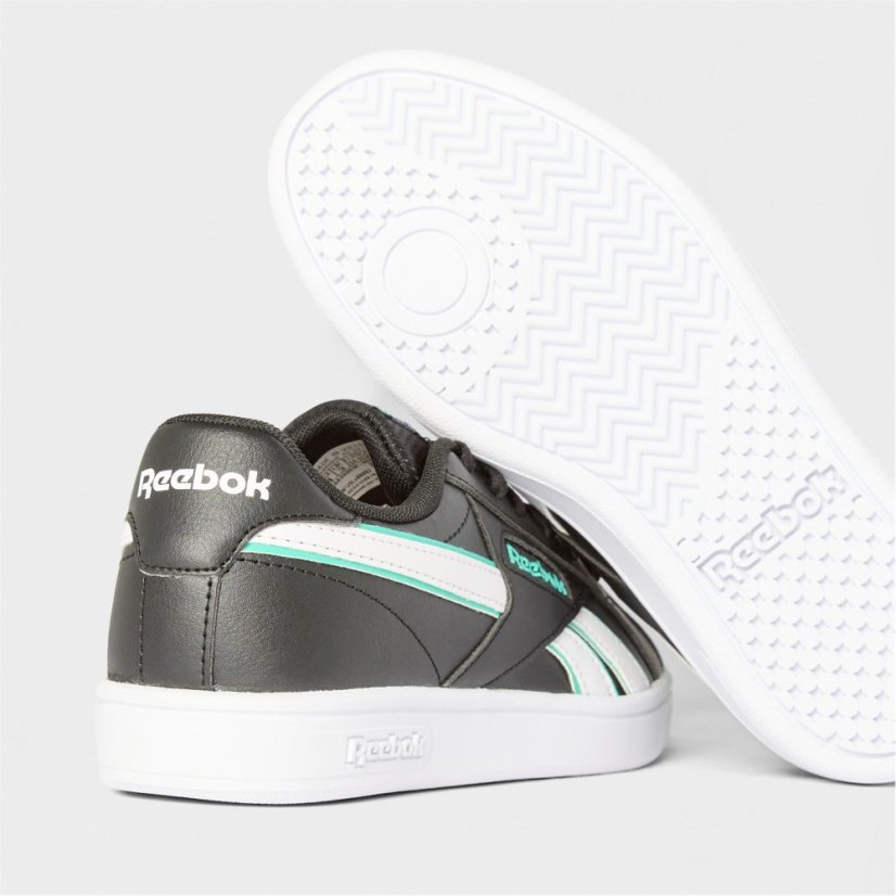 Reebok Unisex Kids' Court Retro Tennis Shoes Black/White/Unl