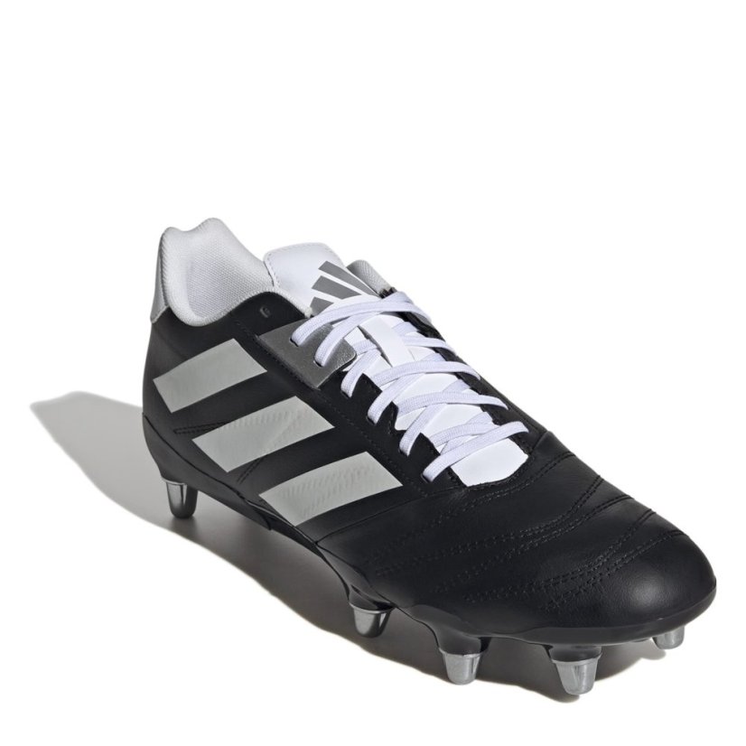 adidas Kakari Elite Soft Ground Rugby Boots Black/Silver