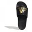 adidas Adilette Comfort Slides Womens Black/Gold Met