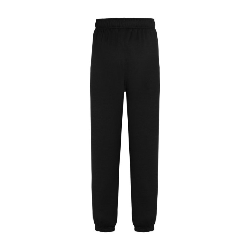 Slazenger Cuffed Fleece Jogging Bottoms Mens Black