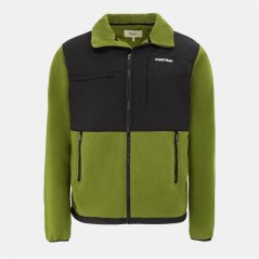 Firetrap Fleece Jacket Mens Calla Green