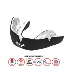 Opro Adults Instant Custom Mouthguard Black/White