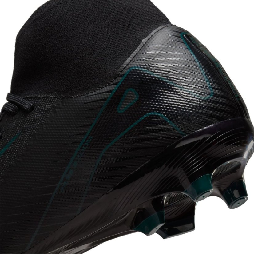 Nike Zoom Mercurial Superfly 10 Academy Adults Firm Ground Football Boots Black/Green