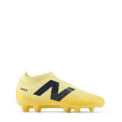 New Balance Tekela V4+ Magique Firm Ground Junior Football Boots Orange/Black