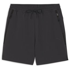Puma Men's Pumatech Fleece Jogger Shorts Puma Black