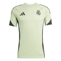 adidas Real Madrid Tiro 2025 Training Shirt Adults Green
