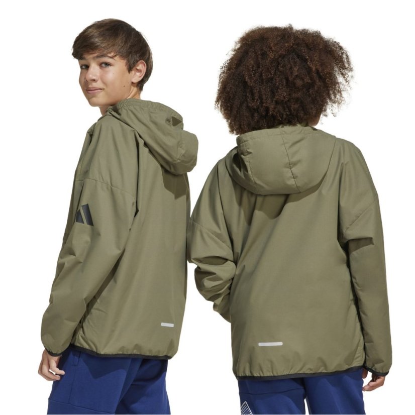 adidas Unisex Kids' Utility Softshell Jacket Olive/Black