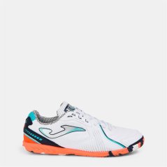Joma Dribling 721 Indoor Football Trainers White/Orange