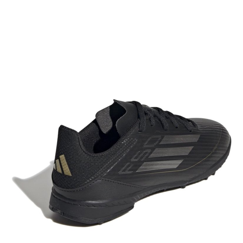 adidas F50 League Childrens Astro Turf Football Boots Black/Silver