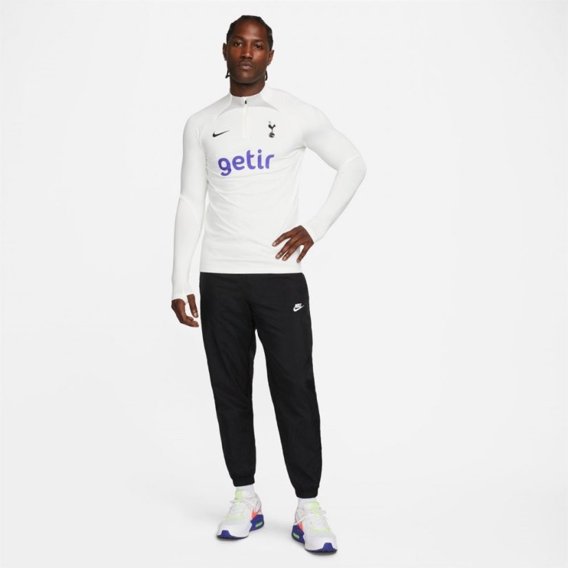 Nike Tottenham Hotspur Dri-FIT Knit Soccer Drill Top 2022/2023 Mens White/Grey