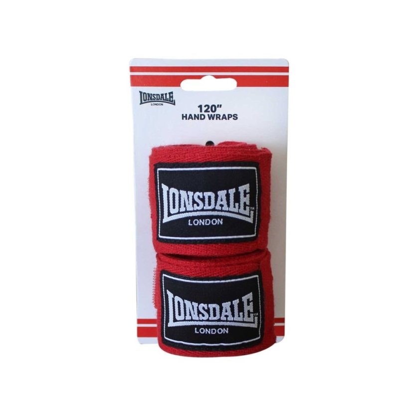 Lonsdale Contender Hand Wrap Red