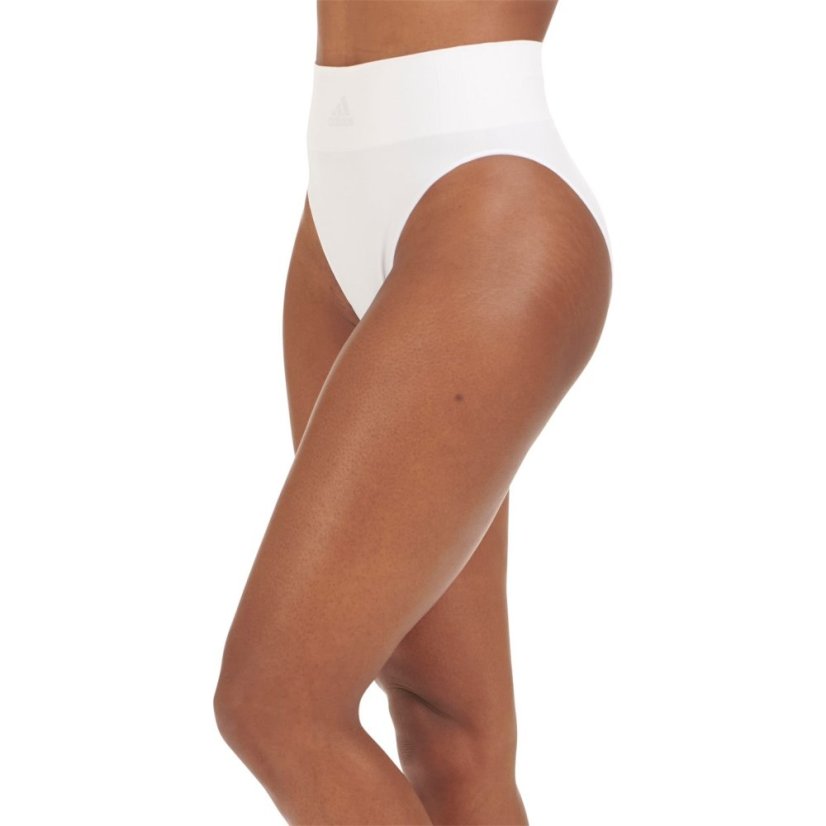 adidas Active Seamless Micro Stretch High Leg Brief White