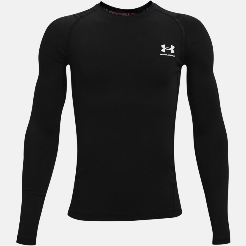 Under Armour HeatGear® Long Sleeve Boys Black