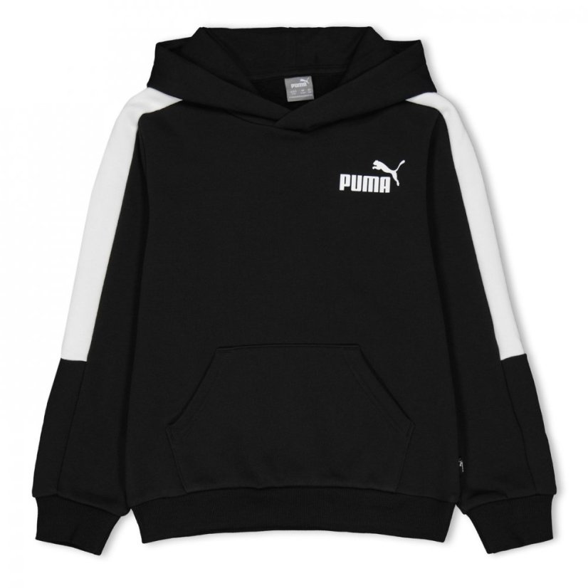 Puma No1 OTH Hoodie Junior Boys Colourblock Blk