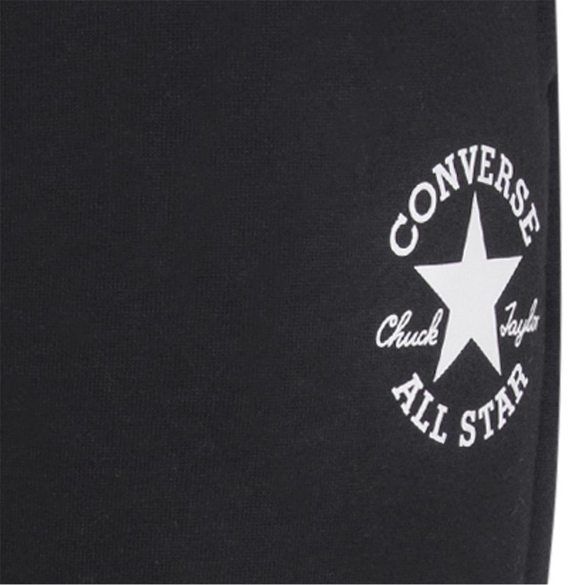 Converse Unisex Kids' Closed Hem Fleece Joggers Black