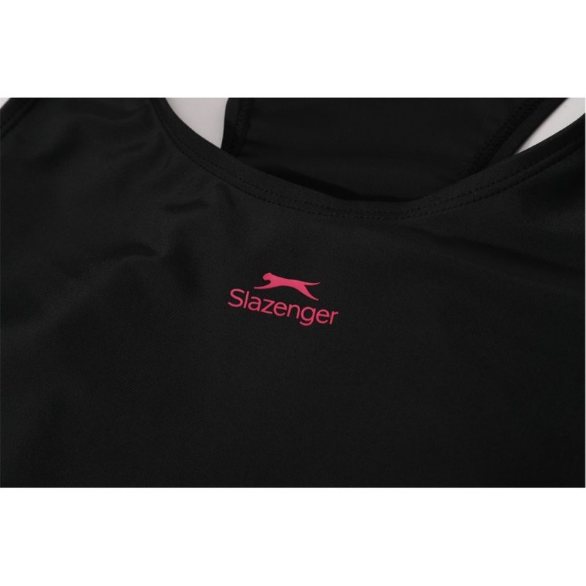 Slazenger Boy Legsuit Womens Black/Fuschia