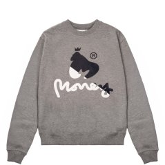 Money Chenille Crew Jnr Grey