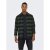 Only and Sons Men's Long-Sleeve Check Patterned Shirt Forest Night