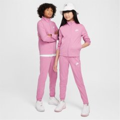 Nike NSW Poly Tracksuit Juniors Flamingo Pink