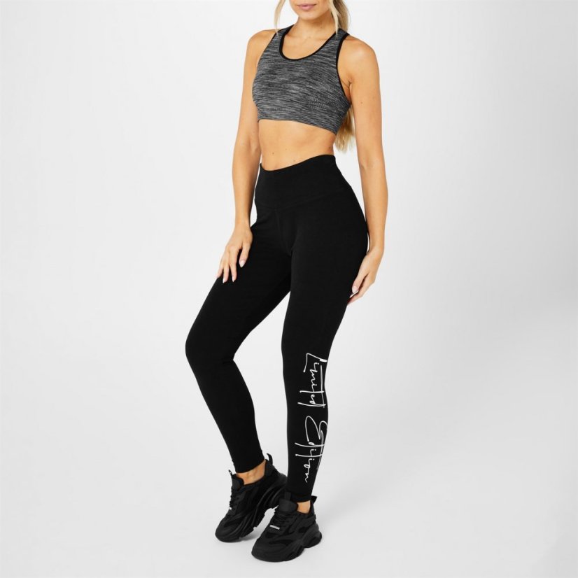 Miso Large Logo Leggings Black/White