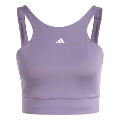 adidas Women's Medium Impact Sports Bra Purple
