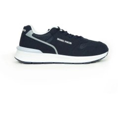 Original Penguin Hustle Court Trainers Navy