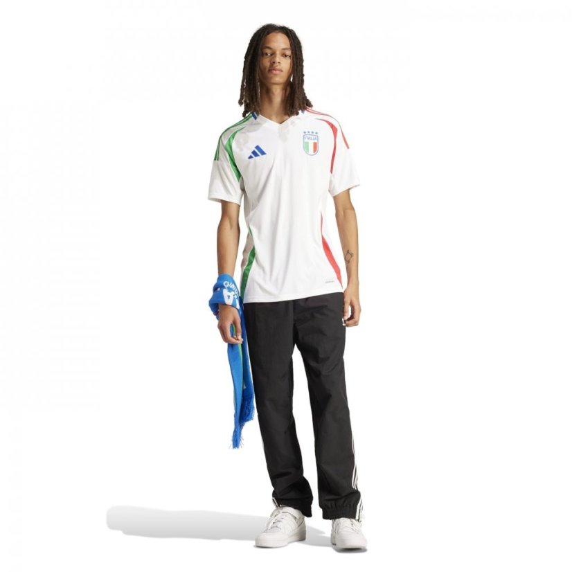 adidas Italy Away Shirt 2024 Adults White