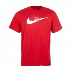Nike Liverpool Swoosh T-Shirt Adults Red