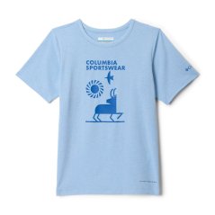 Columbia Tech Tee Jn53 Ripple Blue