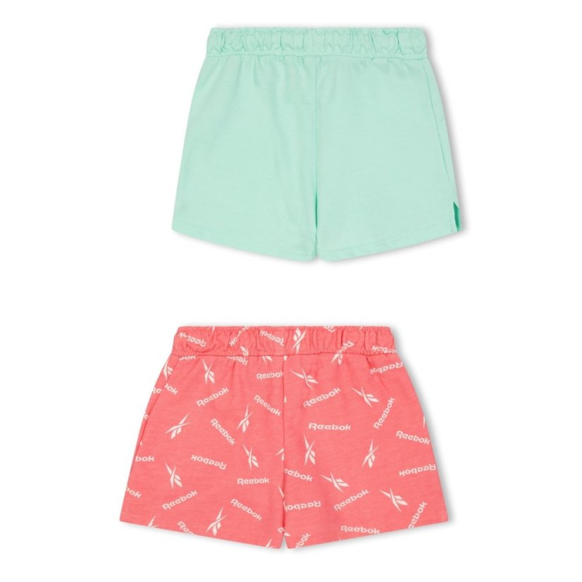 Reebok Kids' Ditzy Set Jersey Shorts Strawberry